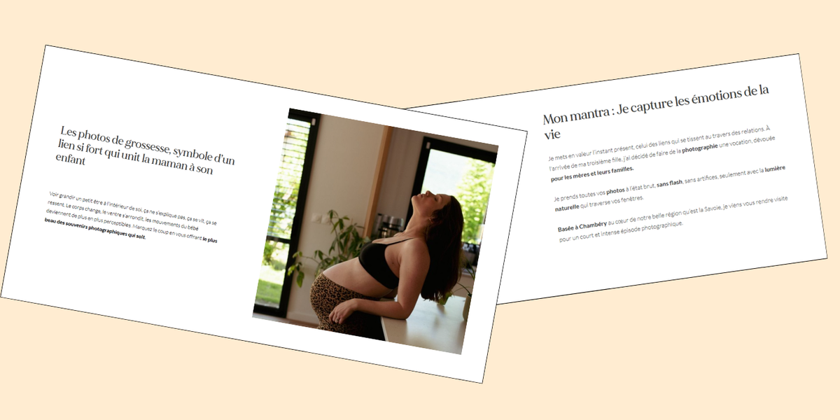 Stratégie SEO et rédaction d'un site web de photographe